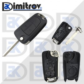 Кутийка ключ 2 бутона Opel Astra Corsa Meriva Signum Tigra Vectra Zafira